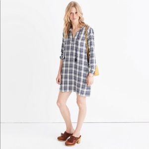 Madewell // Plaid Check Artiste Tunic Swing Dress